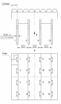 Индикатор полупроводниковый ИПВ72А1-4/5х7К