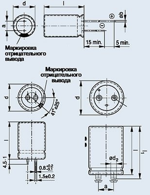 Конденсатор К15-20Б Н50 1,6Кв-0,01мкф (+50%-20%)